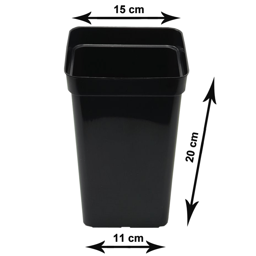 Saksija Četvrtasta 3,5L 15cm - slika 6