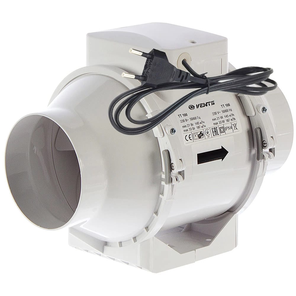 Vents TT φ100 Mini Turbo Ventilator - slika 3