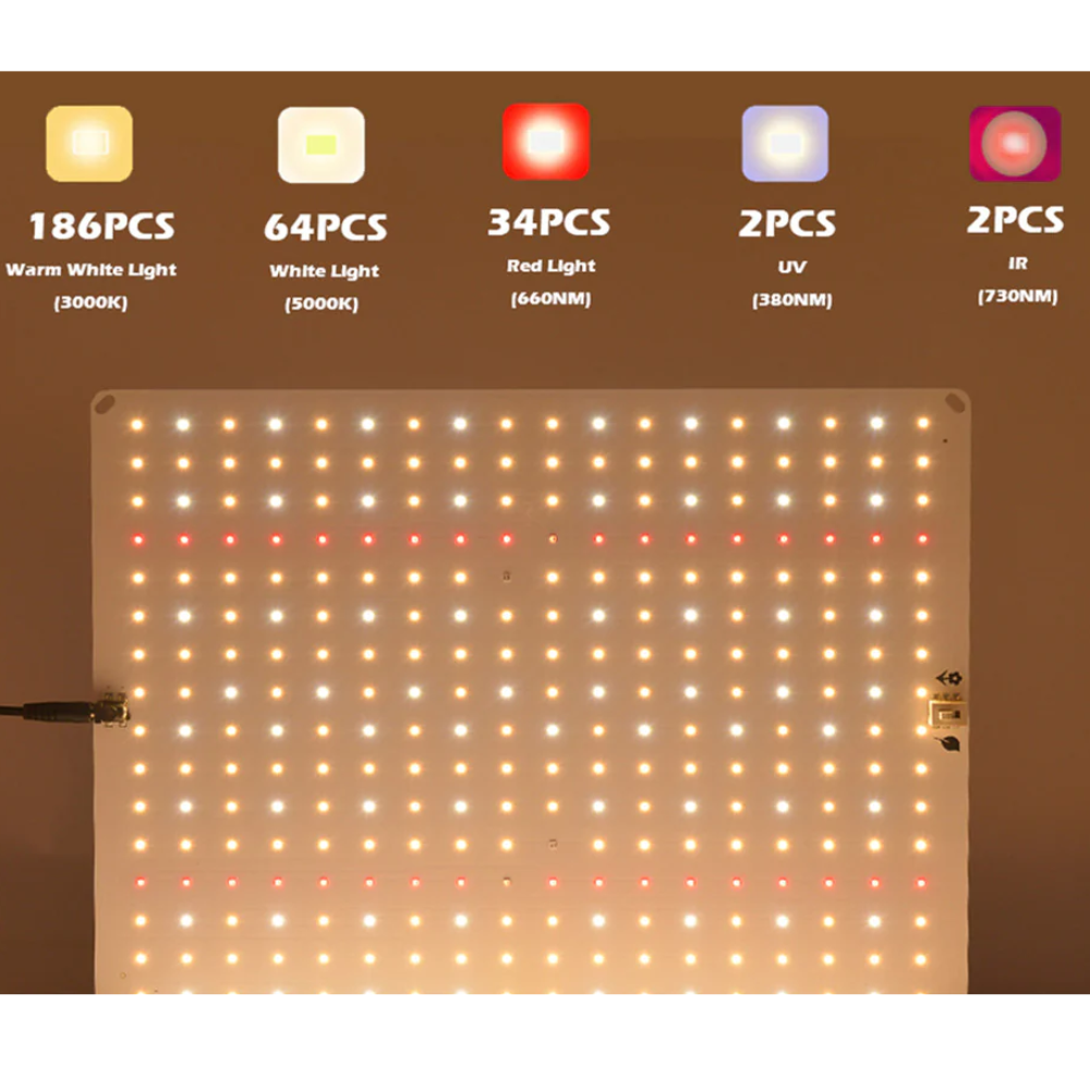 Led Grow Panel 30x40 100W UV IR - slika 2