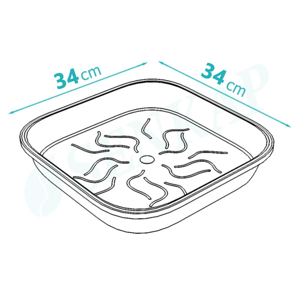 Podmetač Saksija 30L 34cm - slika 2