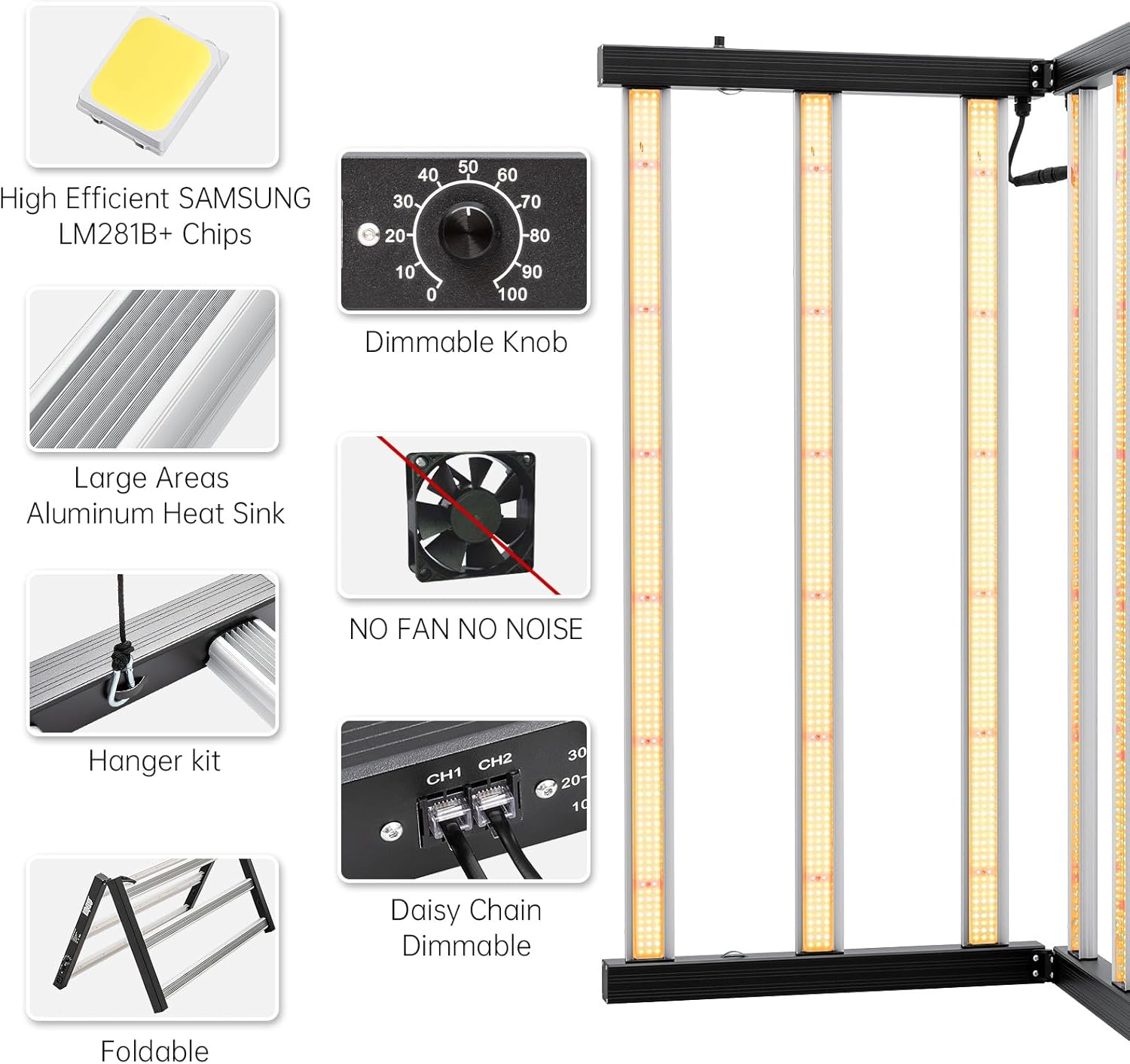 LED Panel 720W Samsung LM281B - slika 2