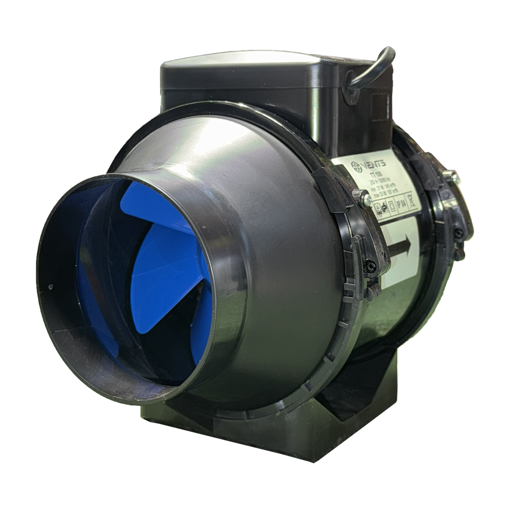 Vents TT φ100 Mini Turbo Ventilator Crni