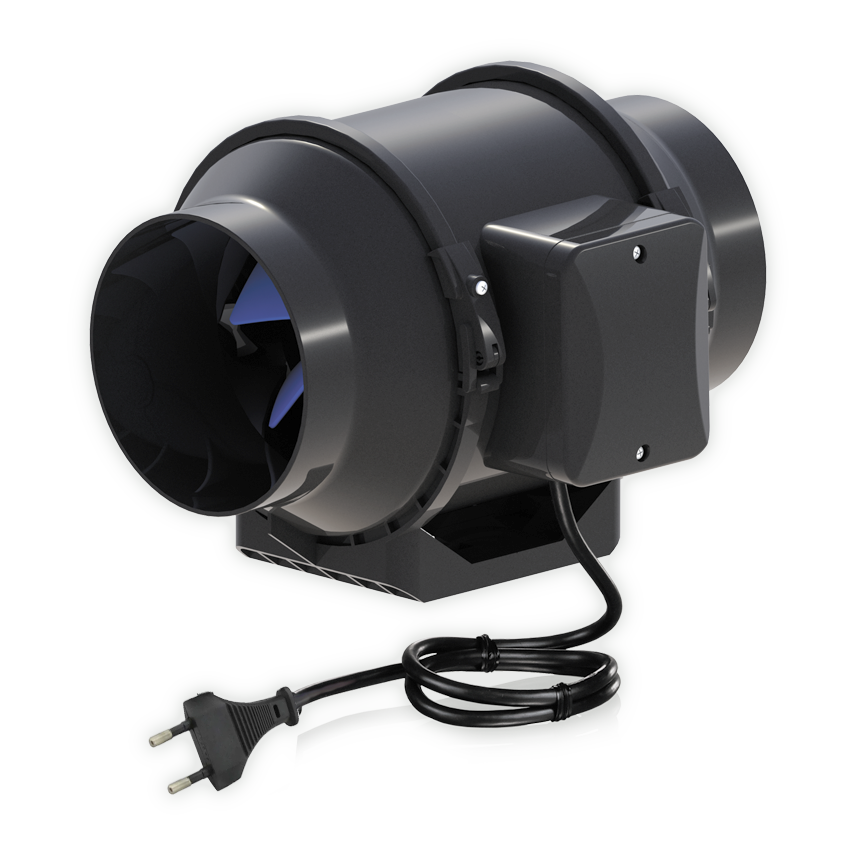 Vents TT φ125 Mini Turbo Ventilator Crni
